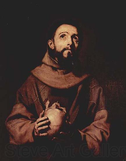 Jose de Ribera Hl. Franz von Assisi France oil painting art